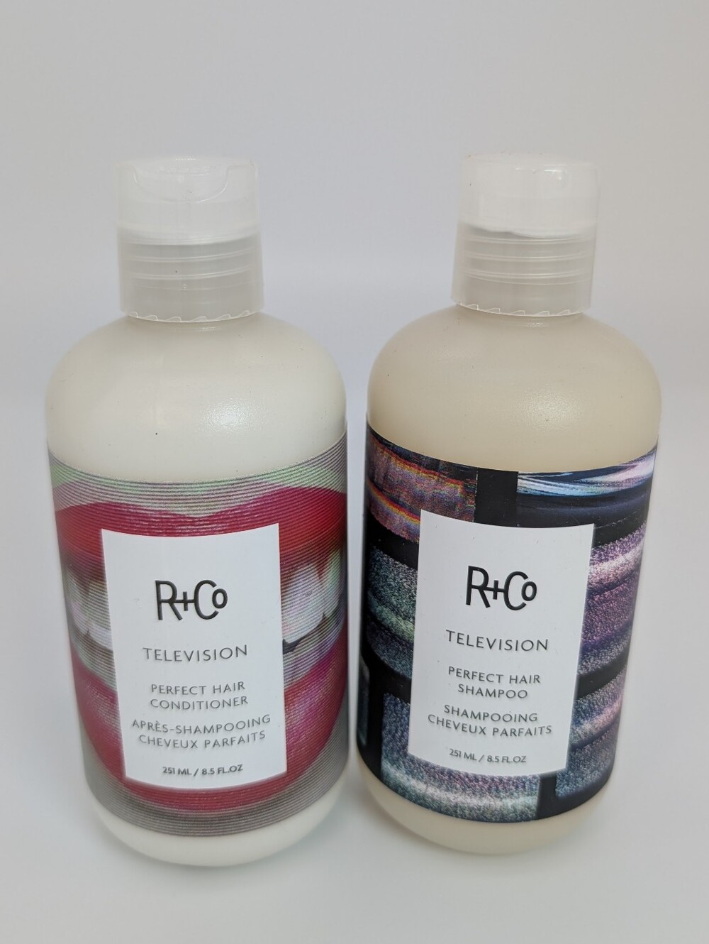 R+Co Television Perfect Hair Shampoo +  Conditioner Duo Set Full Size 8.5 fl oz